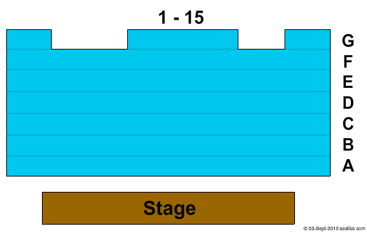 The Beckett Theatre at Theatre Row Seating Chart